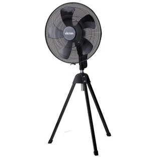 Victor พัดลม อุตสาหกรรม 3 ขา รุ่น IF-209B ขนาด 20 นิ้ว สีดำ 5 ใบพัด รับประกันมอเตอร์ 3 ปี พัดลมตั้งพื้น
