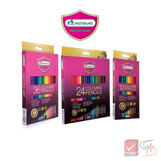 Master Art มาสเตอร์อาร์ต สีไม้ ดินสอสี ชนิดหัวเดียว 12-36 สี