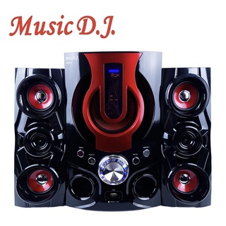 ลำโพง Music D.J. รุ่น M-M16 Speaker 2.1Ch + BLUETOOTH, FM,USB,SD,Mic ลำโพงพร้อมซับวูฟเฟอร์.