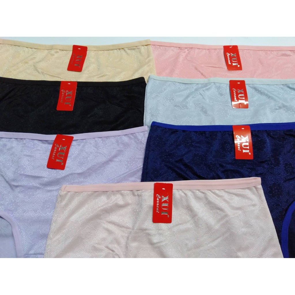 กางเกงในสีพื้นไซส์ใหญ่ XXL ตัวละ 25 บาทค่ะ ผ้าลื่น นุ่มๆ พร้อมส่งค่ะ