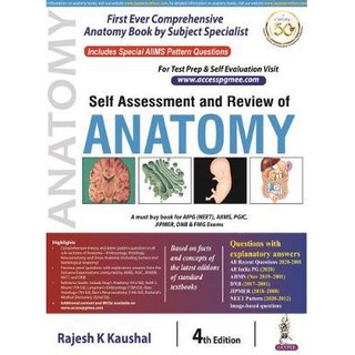 Self Assessment and Review of Anatomy, 4ed - ISBN : 9789390020461