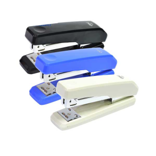 Deli 0326 Half Strip Stapler เครื่องเย็บกระดาษ 25 แผ่นแบบมีขาถอนลวด คละสี 1ชิ้น ยี่ห้อ Deli ที่เย็บกระดาษ แม็กเย็บกระดาษ