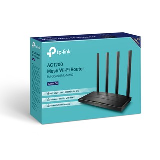 TP-LINK Router Archer C6 V4 AC1200 Wireless MU-MIMO Gigabit Router