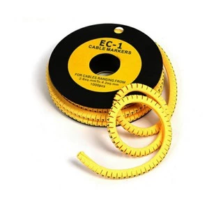 วายมาคเกอร์ EC-1 เป็นตัวมาคสายไฟเพื่อระบุตำแหน่งสาย แพ็คละ 100ชิ้น มี 0-9,A-Z (100ชิ้นต่อ1เลข )พร้อมส่ง ออกบิลได้