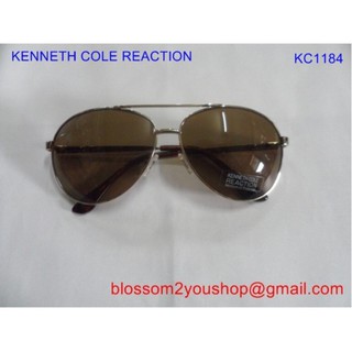 🔥🔥Sale🔥🔥แว่นกันแดด  KENNETH COLE REACTION ทรง Aviator  กรอบเงิน  ใหม่แท้ 100%  จากอเมริกา