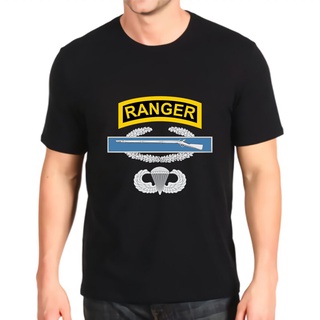 ใหม่ เสื้อยืด พิมพ์ลาย Ranger Cib Airborne ทรงหลวม สําหรับผู้ชาย