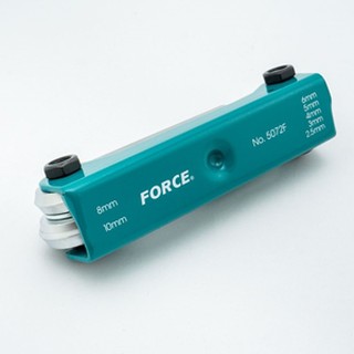 FORCE (ฟอร์ซ)5072F ชุดประแจแอลหกเหลี่ยมพับได้ 7 ชิ้น(F131-5072F)