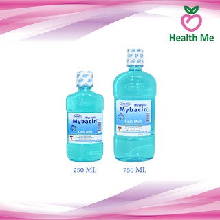 GREATER MyBacin Mouthwash Cool Mint 250มล./750มล. น้ำยาบ้วนปากมายบาซิน สูตรคูลมิ้นท์