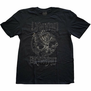 เสื้อยืดผ้าฝ้าย พิมพ์ลาย Lynyrd Skynyrd 73 Eagle Guitar officiel HNbome80HNefaf46Size S-5XL