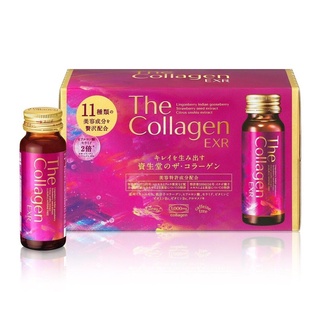 Shiseido The Collagen EXR Drink 10ขวด วิตามินบำรุงผิวสวยสูตรน้ำ