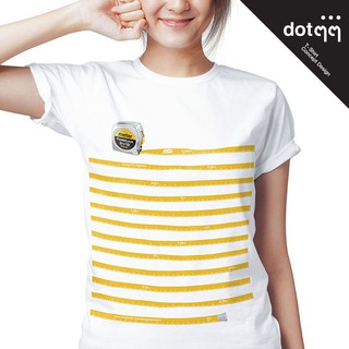 dotdotdot เสื้อยืดหญิง Concept Design ลาย Measure (White)