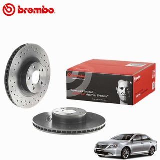 Brembo Xtra จานเบรคหน้า ACV-50 จานเบรคแต่งเจาะรู 1คู่