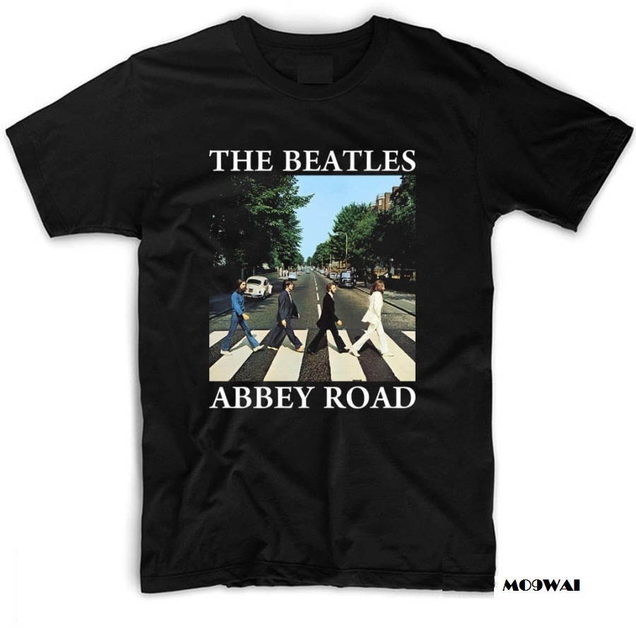 เสื้อยืดวง The BEATLES - ABBEY ROAD