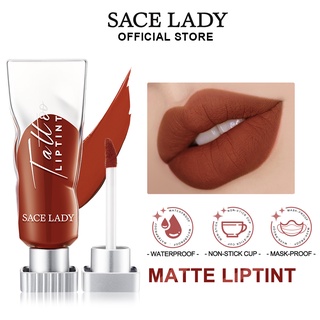 Sace LADY ลิควิดลิปสติก เนื้อแมตต์ กํามะหยี่ ไม่เหนียวเหนอะหนะ เม็ดสีสูง ติดทนนาน แต่งหน้า ริมฝีปาก