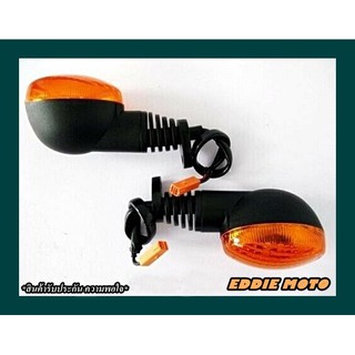 KAWASAKI KSR110 KSR 110 BLINKER TURN SIGNAL WINKER SET "AMBER" SET // ไฟเลี้ยวฝาส้ม สินค้าใหม่ งานสวย สินค้าคุณภาพดี