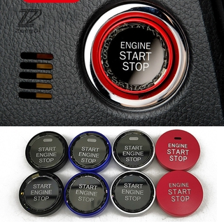 สติกเกอร์ปุ่มสวิทช์สตาร์ทเครื่องยนต์รถยนต์สำหรับโตโยต้า  For Toyota Engine Start Stop Botton For Wish Yaris Corolla CHR RAV4  Prado Highlander Sienta Fortuner Alphard Vios Accessories