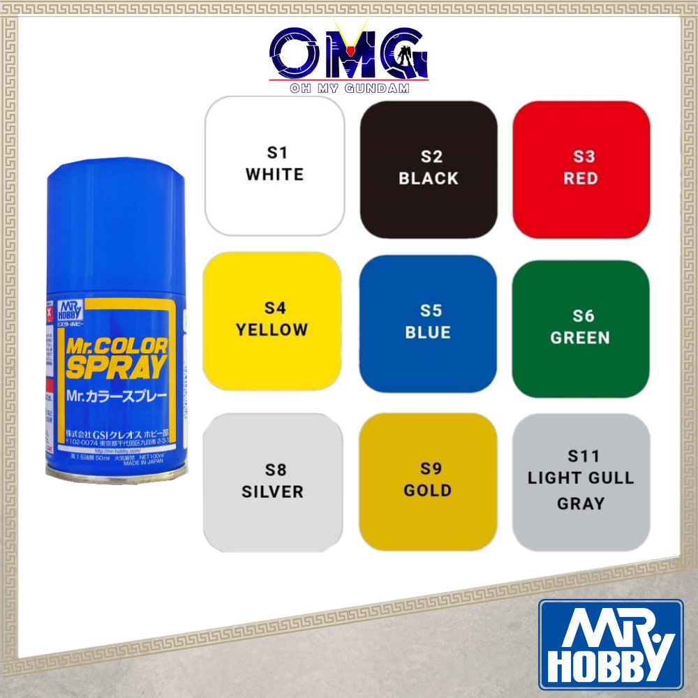 Mr Hobby Mr Color Spray S1-S30 Mr Hobby Spray Can Mr Hobby Color Spray Mr. สเปรย์เพ้นท์สี สเปรย์เพ้น