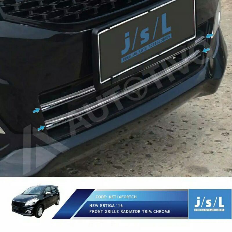 รายการย่างหม้อน้ํา New Ertiga 2016 Trim Chrome JSL