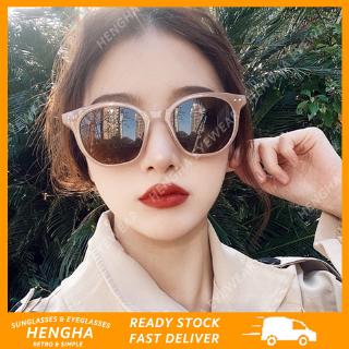 【HENGHA】【พร้อมสต็อก】แว่นตาแฟชั่นเกาหลี แว่นกันแดด