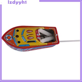 BOAT VINTAGE TOY STEAM/CANDLE POWERED FLOATING PUT PUT BOAT Colorful