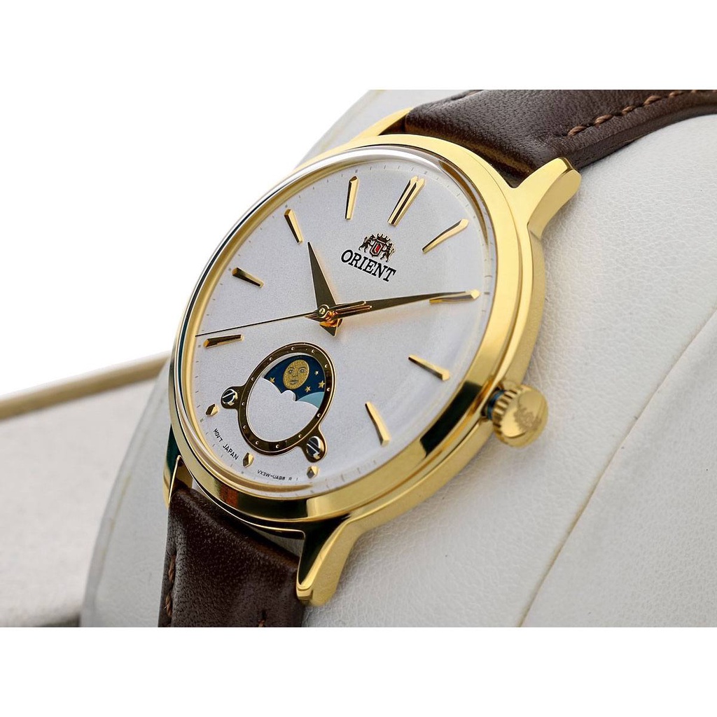 นาฬิกาผู้หญิง ORIENT CLASSIC SUN&amp;MOON รุ่น RA-KB0003S รับประกันศูนย์ บ.สหกรุงทอง