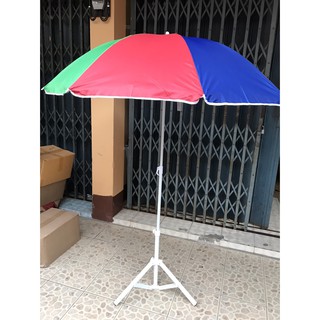 ร่มแม่ค้า ( 34นิ้วรวมขาตั้ง )-ร่มสนาม outdoor umbrella 34นิ้ว