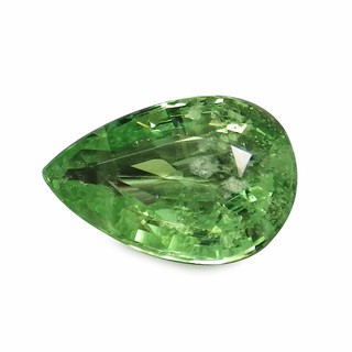 พลอย การ์เน็ต ซาโวไรท์ โกเมน เขียว ดิบ ธรรมชาติ แท้ ( Natural Tsavorite Garnet ) หนัก 1.42 กะรัต