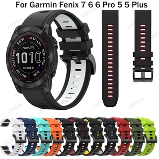 สายนาฬิกาข้อมือซิลิโคน สําหรับสมาร์ทวอทช์ Garmin fenix 7 6 Pro 5 Plus 935 Approach S60 S62 fenix 7 Quickfit 22 Garmin