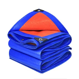 ผ้าใบกันฝน กันแดด มีขนาด5x6เมตร 5x8เมตร 8x8เมตร 8x12เมตร (มีตาไก่) ผ้าใบพลาสติกเอนกประสงค์
