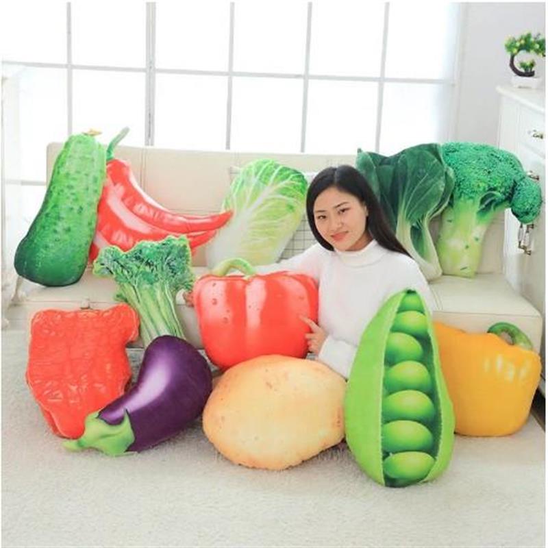 4060CM Creative Simulation Vegetable Plush toy Broccoli potato stuffed