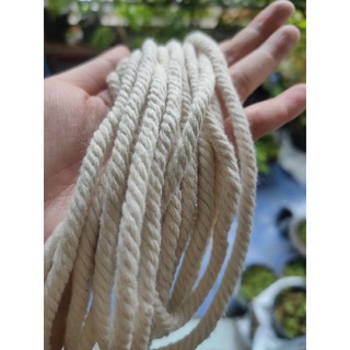 ไส้เทียน 1 เมตร ไส้น้ำมัน ตะเกียง เส้นใหญ่ macrame พร้อมส่ง🥳🥳🥳