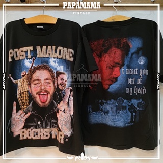 เสื้อยืดผ้าฝ้ายพิมพ์ลายขายดี [ POST MALONE ]  โพสต์ มาโลน เสื้อวง เสื้อทัวร์ เสื้อHiphop