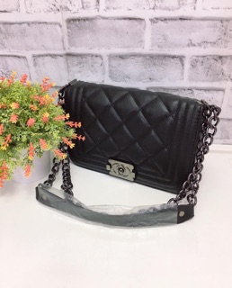 🎊chanel boy 🎊 หน้าตาราง ขนาด 9 นิ้ว