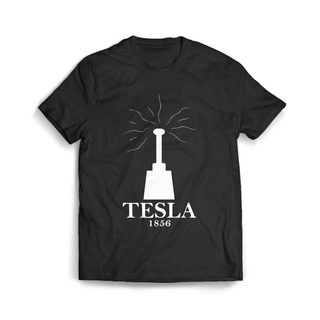 เสื้อผ้าผชเสื้อยืด พิมพ์ลายนักวิทยาศาสตร์ Nikola TeslaS-5XL