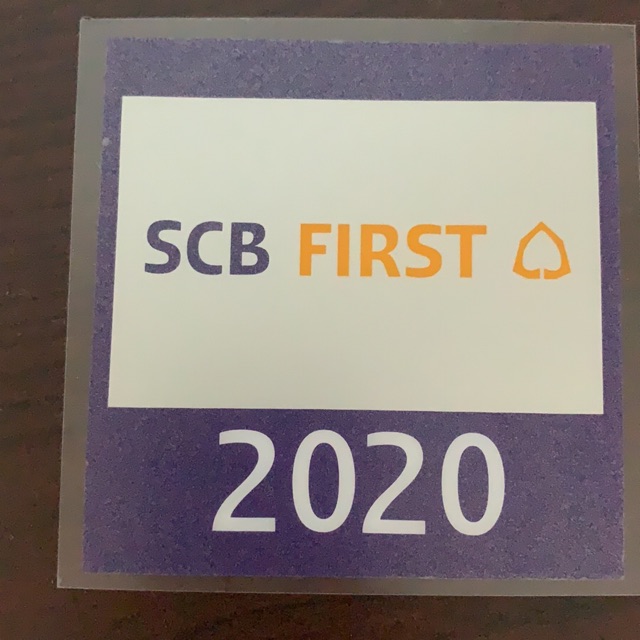 Sticker หน้ารถ SCB FIRST 2020