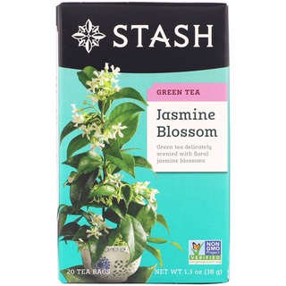 [แยกซอง/ยกกล่อง] Stash Tea, Green Tea, Jasmine Blossom