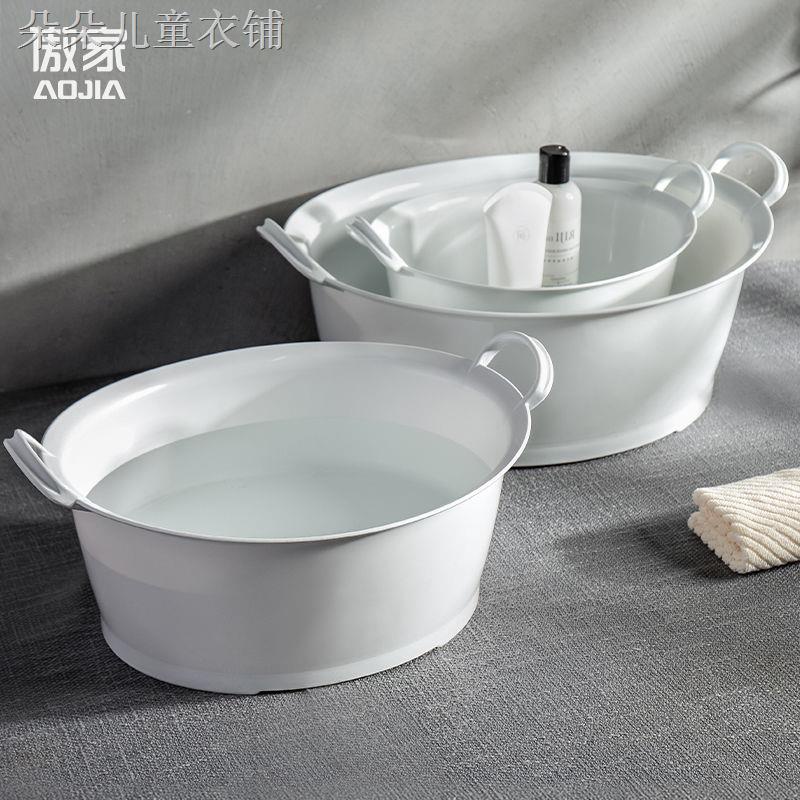 Washbasin Home Laundry Pot Large Dish Basin Plastic IxD1 Shopee Thailand