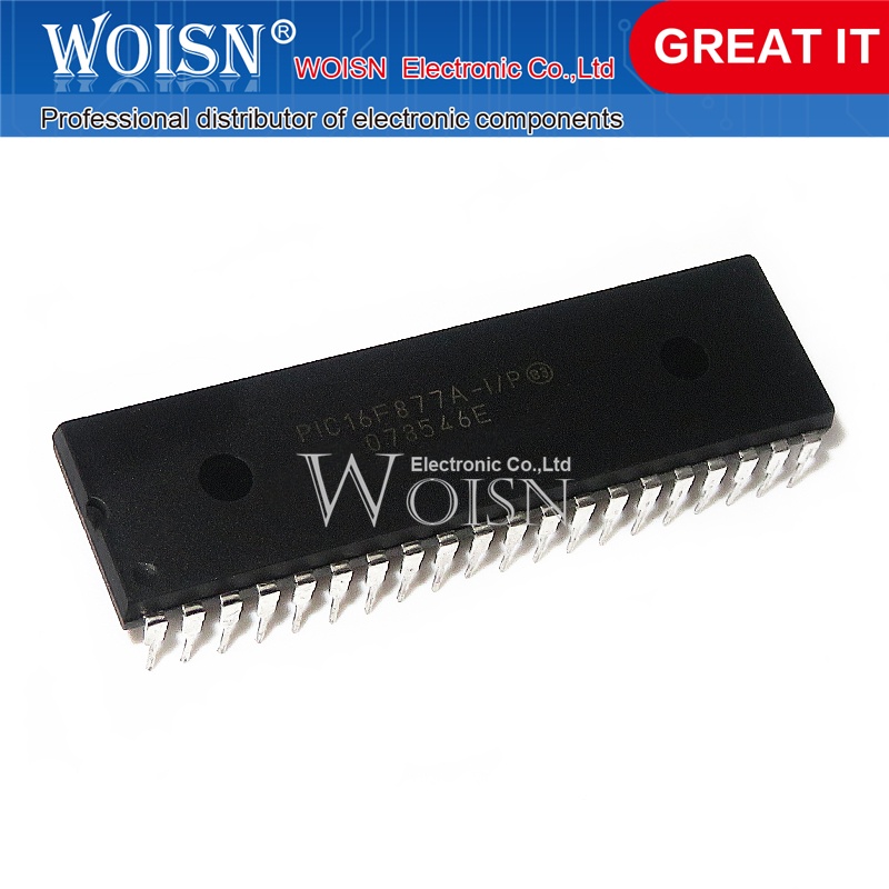 อิเล็กทรอนิกส์ pic16f877a-i 1 ส่วนประกอบ pic16f877aip pic16f877a pic16f877 16f877a-i / p dip-40 ynb8