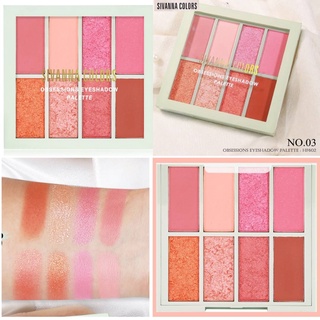 HF602 SIVANNA COLORS OBSESSIONS EYESHADOW PALETTE ซีเวนน่า คัลเลอร์ส อับเซสชั่นส์ อายแชโดว์ พาเลทท์ อายแชโดว์