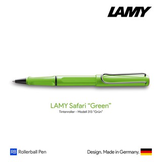 Lamy Safari Green Rollerball Pen - ปากกาลามี่ซาฟารีโรลเลอร์บอลล์  สีเขียว