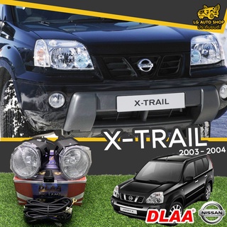 ไฟตัดหมอก ไฟสปอร์ตไลท์ เอ็กเทล NISSAN  X-Trail 2003-2004 ยี่ห้อ DLAA อุปกรณ์ครบชุด พร้อมส่ง!!