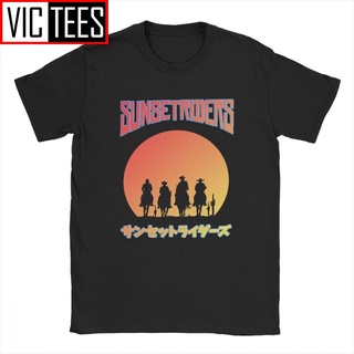 เสื้อยืดผ้าฝ้าย 100% พิมพ์ลาย Sunset Riders Metal Slug Novelty สไตล์เรโทร คลาสสิก สําหรับผู้ชาย ht1