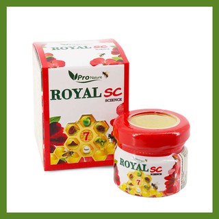 Pro Nature Royal SC Science รอยัล เอสซี ไซแอนซ์ สเต็มเซลล์ นมผึ้ง ที่อัดแน่นด้วยสารอาหารเข้มข้น Exp02/2022