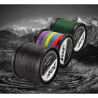 Jof สายเอ็นตกปลา PE แบบถัก 4 เส้น 500 เมตร 8-80LB