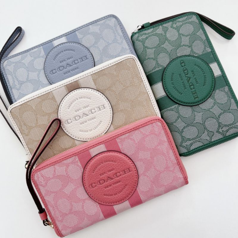 แท้ % Coach C9073 Dempsey Large Phone Wallet ผ่อนได้