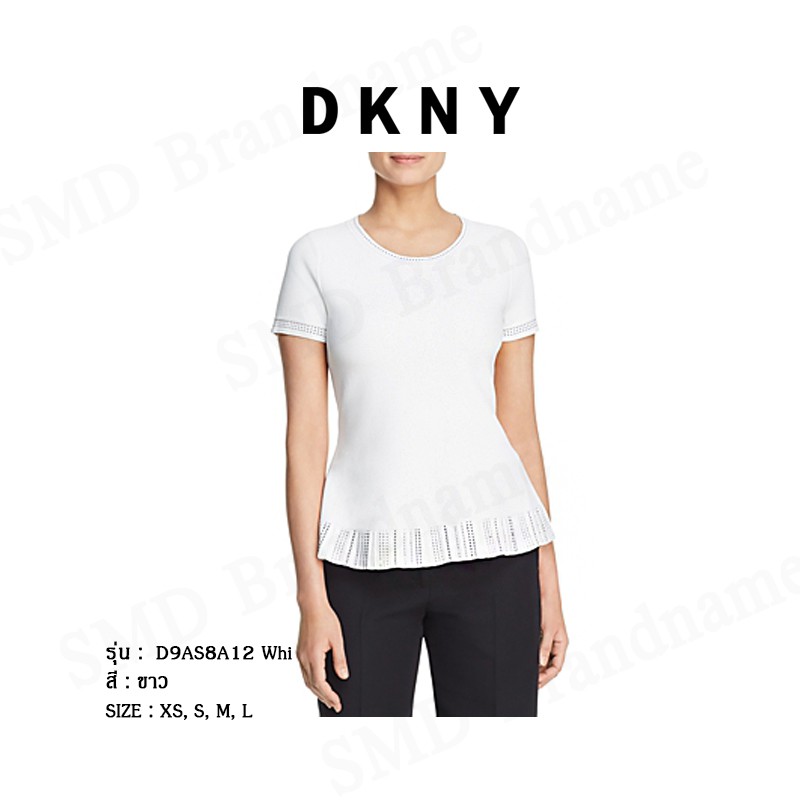 DKNY เสื้อยืด รุ่น Donnakaran P9AH7A61 Code: D9AS8A12 White