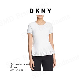 DKNY เสื้อยืด รุ่น  DONNAKARAN P9AH7A61 Code:D9AS8A12 [สีขาว]