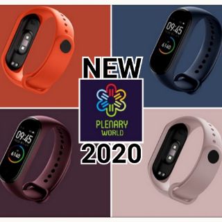 พร้อมส่ง สายเสริม Wristband Mi Band 3 /4 สายรัดข้อมือ หลากสี TPU สายเสริม Mi band 3 Mi band 4 สาย 2 สี