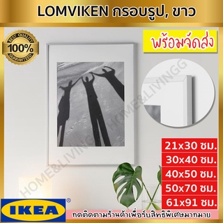 IKEA อิเกีย - LOMVIKEN ลุมวีคเกน กรอบรูป, อะลูมิเนียม มีหลายขนาดให้เลือก