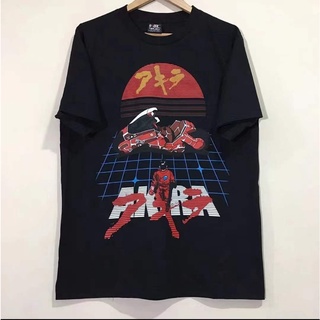 เสื้อยืดผ้าฝ้าย [ AKIRA ] 1988 Akira Promo Orion Home Video Streamline Pictures T Shirt เสื้อหนัง เสื้อการ์ตูน p